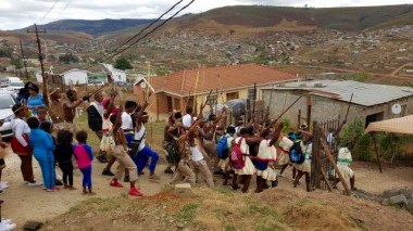 Going to the birthday girl's home